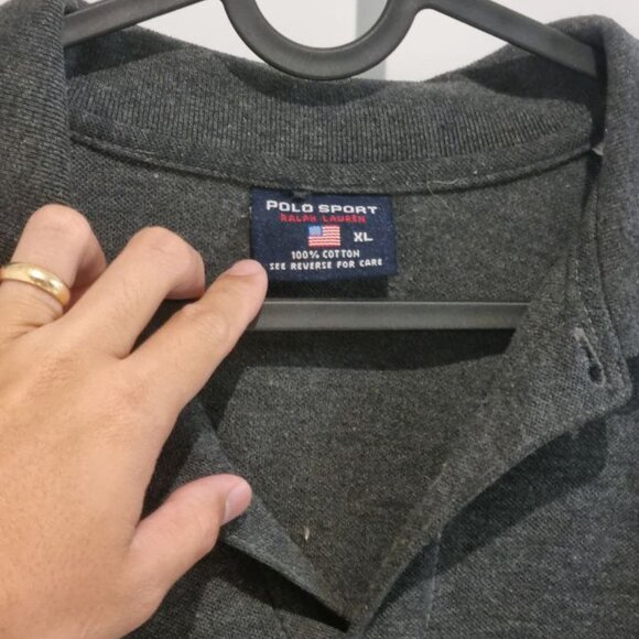Ralph Lauren Polo Sport Grey Polo T Shirt - Picture 3 of 5